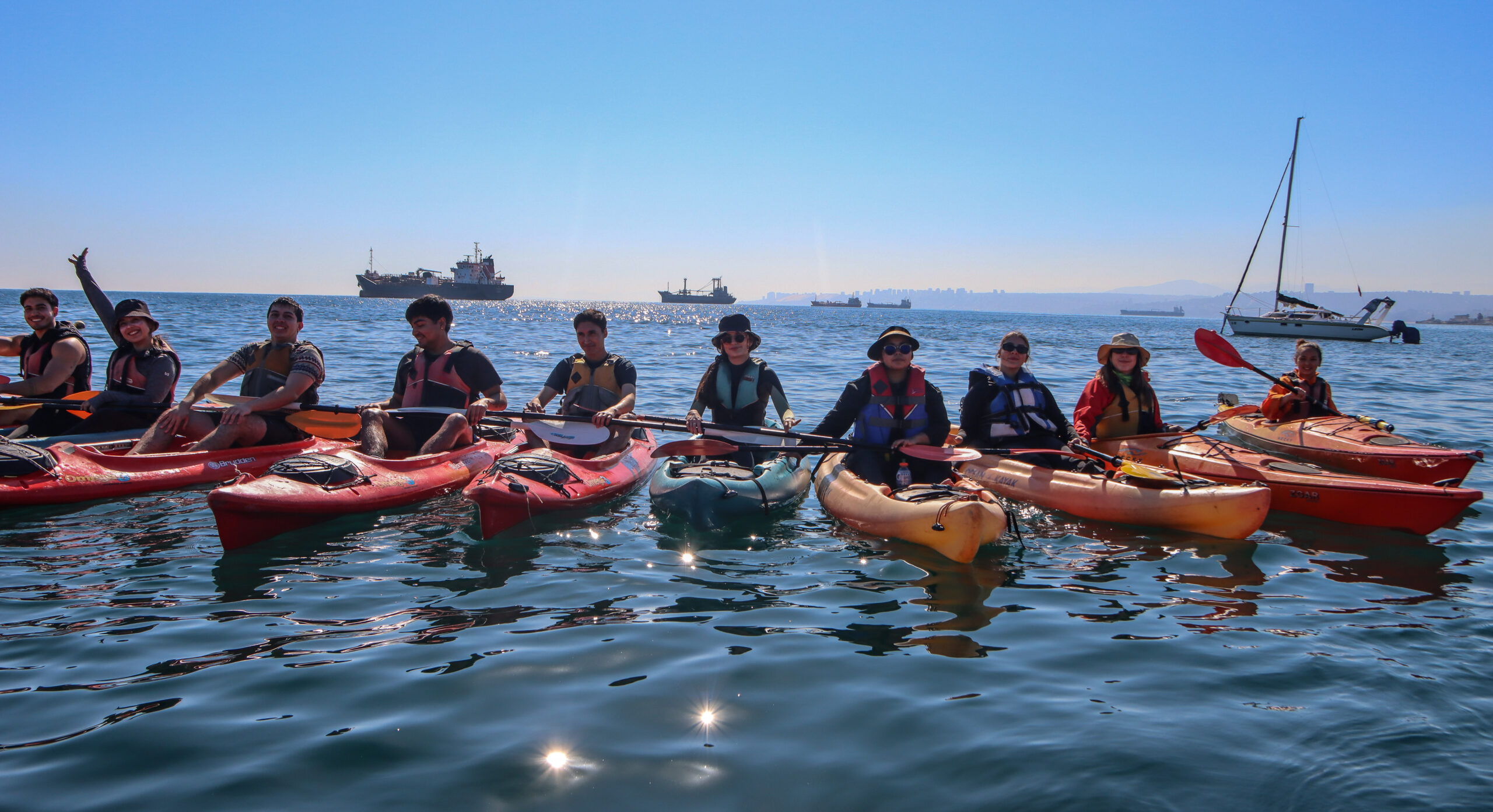 Paseo en Kayak en la bahía de Concón